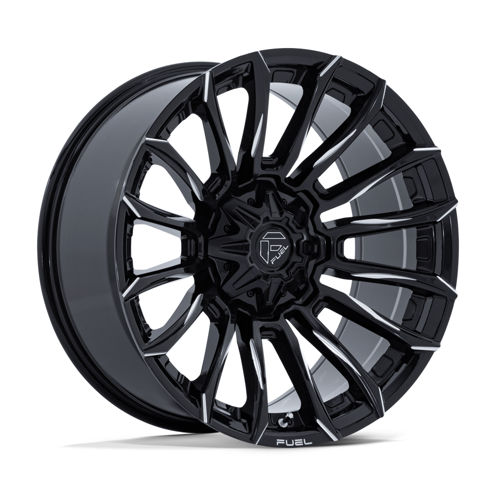 FUEL BLADE 20X9 +1 8X170 125 GLOSS BLACK MILLED * TEXT FOR CLEARANCE PRICE ***