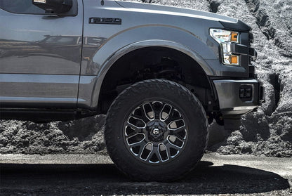FUEL WARRIOR 20X9 6X135/6X139.7 +20 106.1 GLOSS BLACK MILLED ( TEXT US FOR BLOWOUT PRICING )