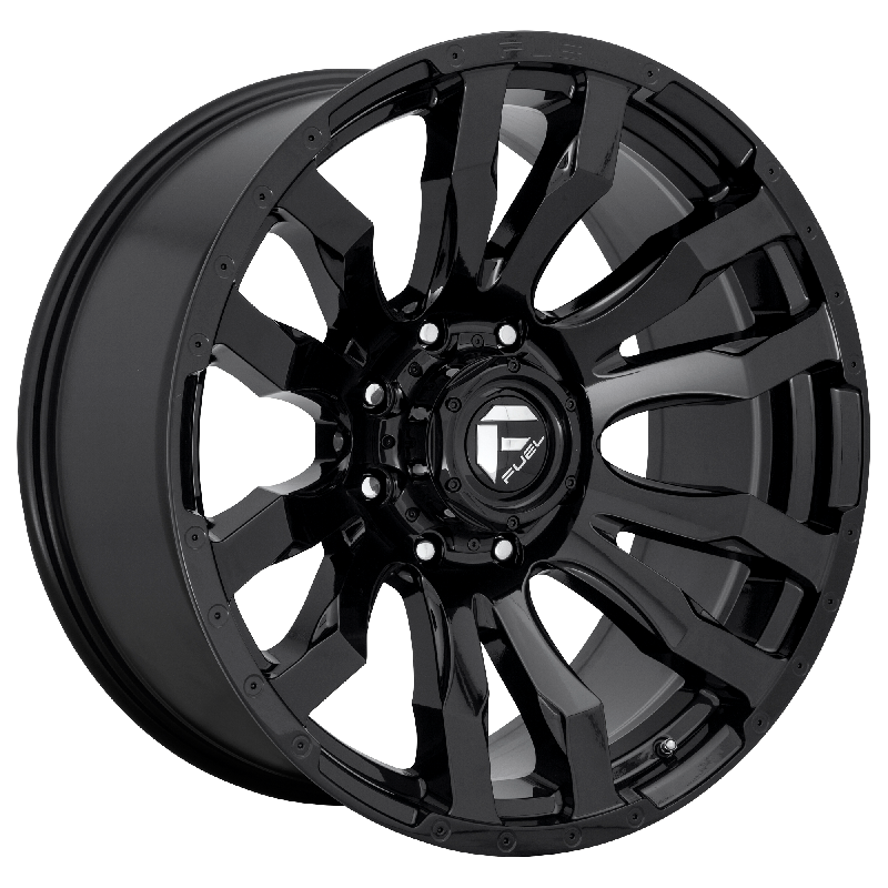 FUEL BLITZ 22X12 -44 6X139.7 106.1 GLOSS BLACK