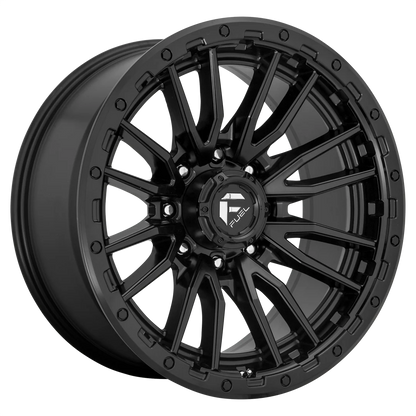 FUEL REBEL 20X9 +1 8X165.1 125.1 MATTE BLACK ( TXT FOR CLEARANCE PRICING *** )