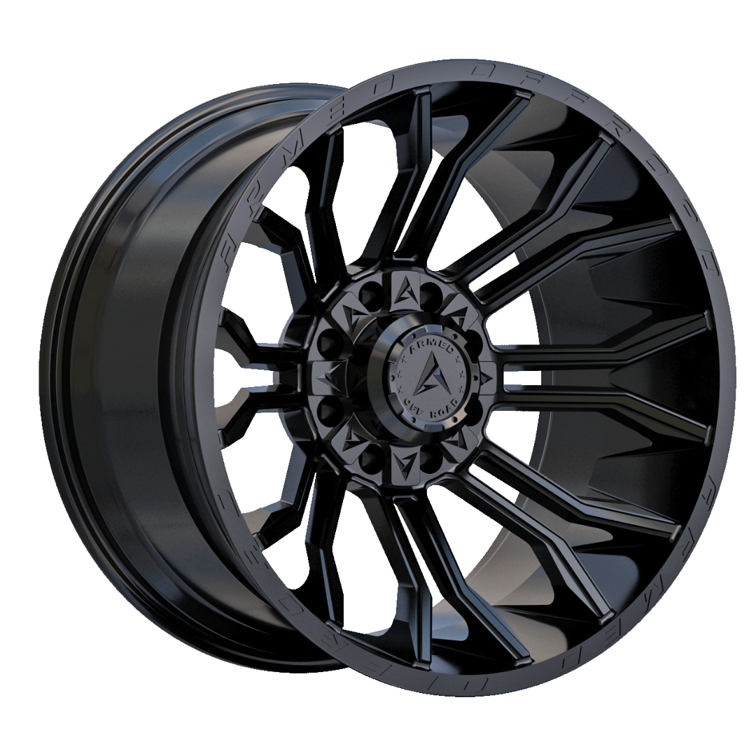 ARMED HAVOC 20X12 6X135/6X139.7 ET:-44 GLOSS BLACK CB:108.1