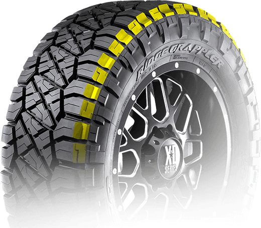 LT 285/75R18 | NITTO Ridge Grappler Hybrid Terrain 10PR – APEX RIM & TIRE
