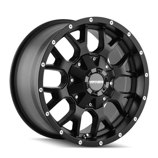 MAYHEM WARRIOR 8015 MATTE BLACK 18X9 6X135/6X139.7 -12MM 106MM