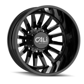 CALI OFFROAD SUMMIT DUALLY 9110D GLOSS BLACK 20X8.25 -232 8X165.1 121.3MM *REAR*