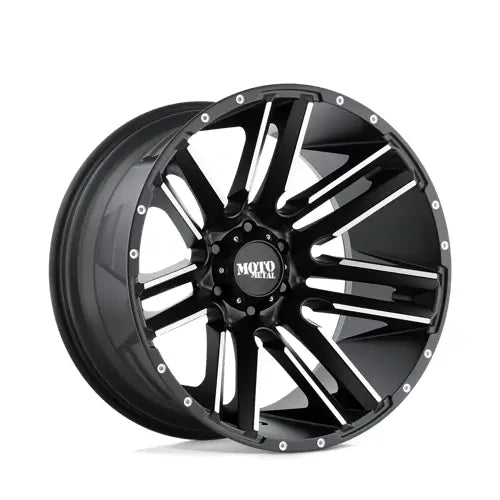 MOTO METAL MO978 RAZOR SATIN BLACK MACHINED 18X9 +18 6X135 87.1MM