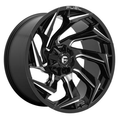 FUEL REACTION 22X10 -18 5X139.7/5X150 110.2 GLOSS BLK MILL ( Text us for clearance pricing )