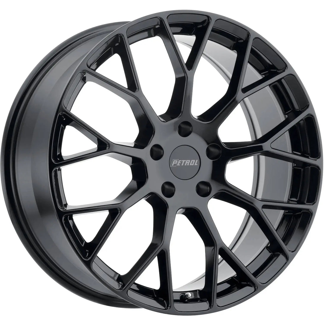 PETROL P2B GLOSS BLACK 18X8 +32 5X112 72.1MM