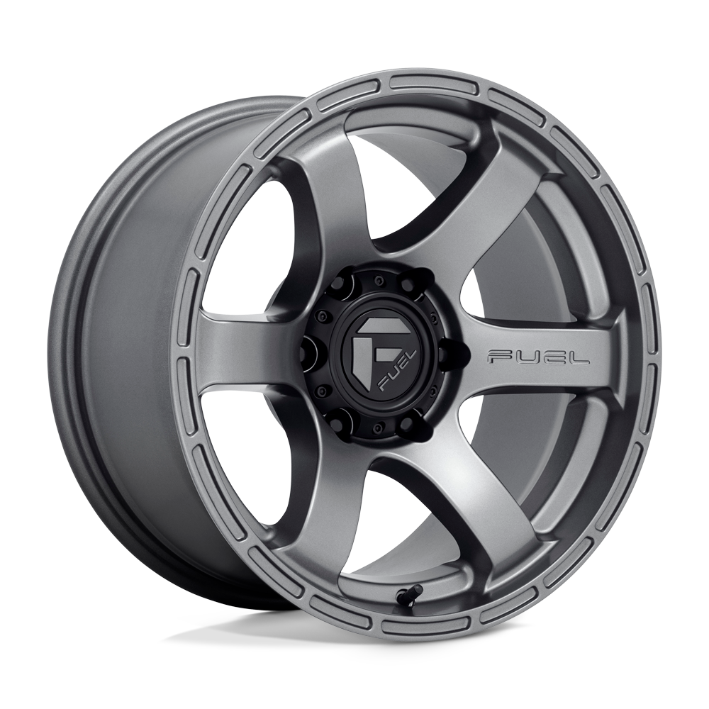 FUEL RUSH MATTE GUN METAL 18X9 6X120 67.1 +20mm