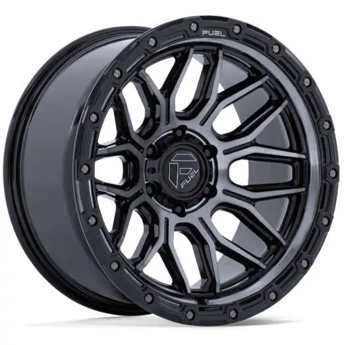 FUEL FC881 SURGE GLOSS BLACK MACHINED W/ GTCC 17X9 +20 6X135 87.1 *** Text for clearance price ***