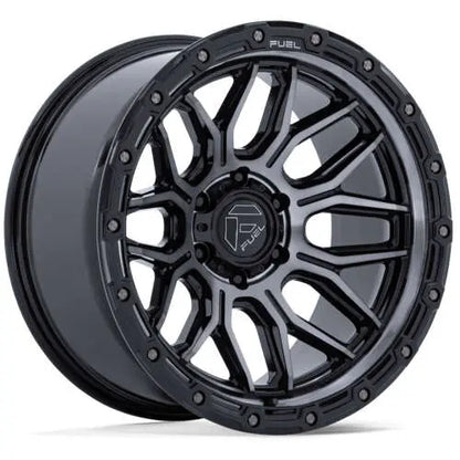 FUEL FC881 SURGE GLOSS BLACK MACHINED W/ GTCC 17X9 +20 6X135 87.1 *** Text for clearance price ***