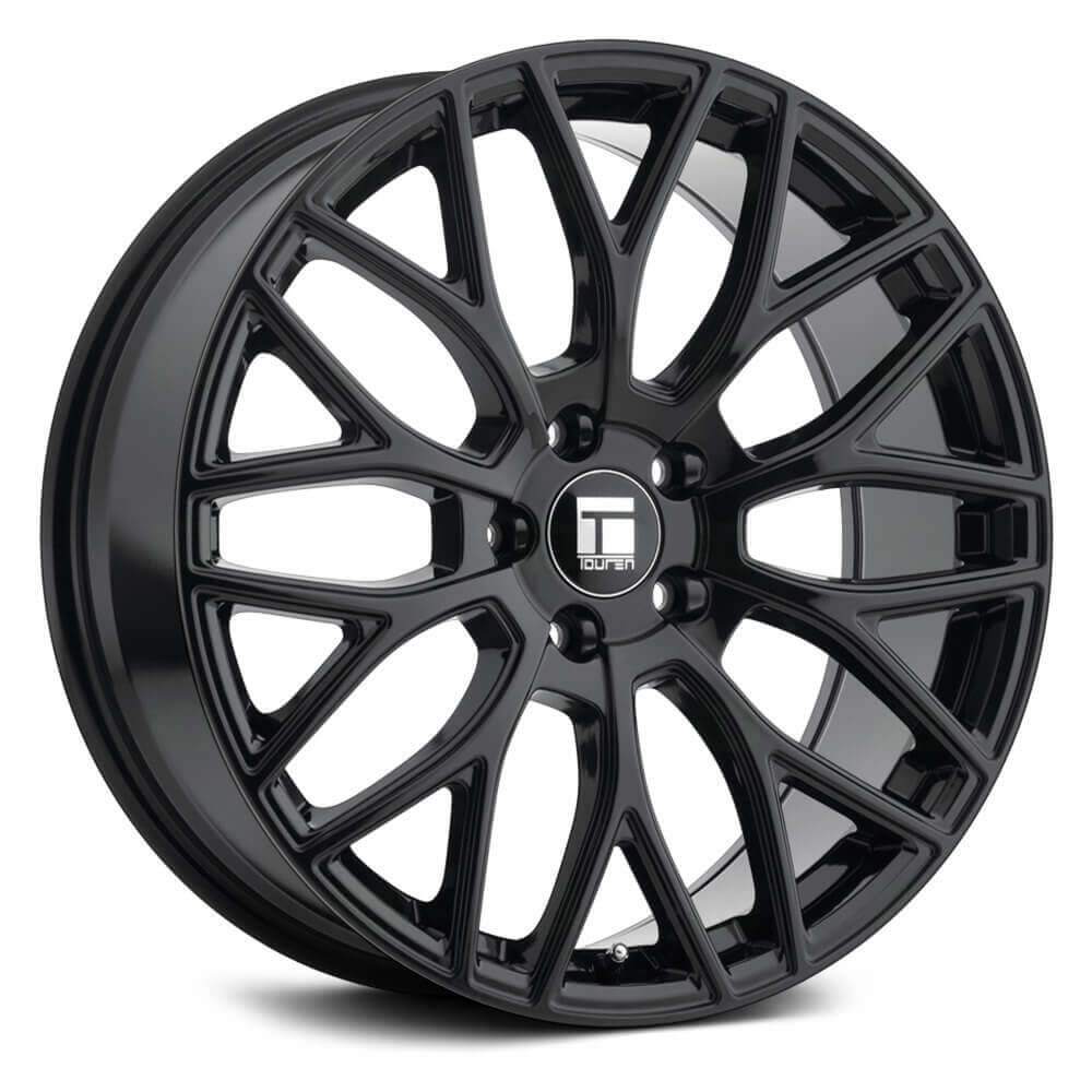 TOUREN TR76 3276 GLOSS BLACK | 17X8 +35 ET 5x114.3 (72.6MM HUB)