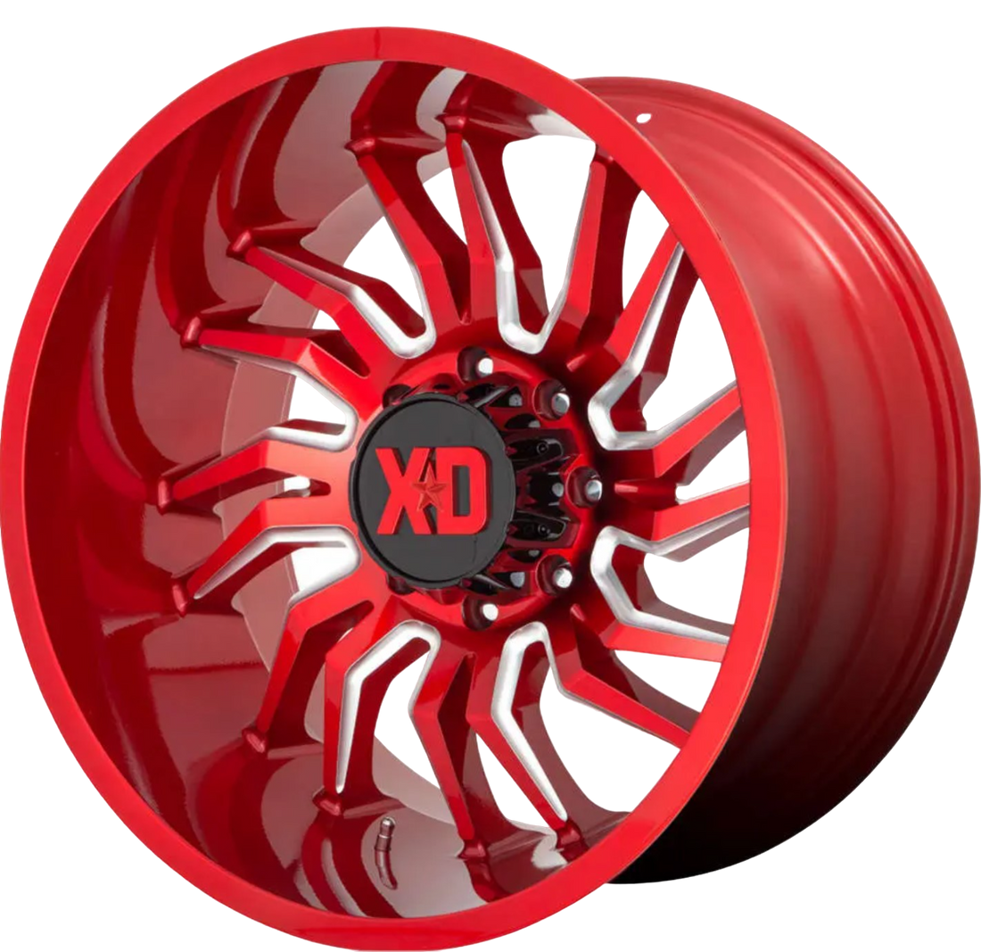 XD TENSION | CANDY RED MILLED | 20X10 -18 6X139.7